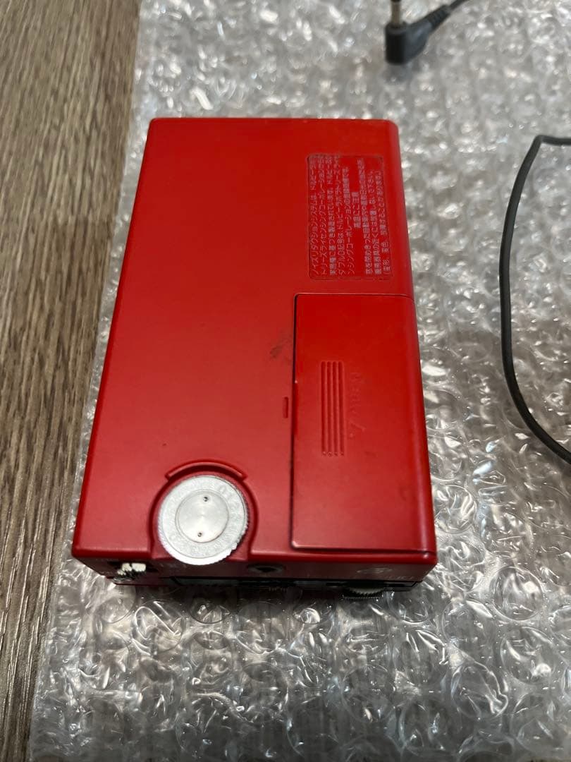 TOSHIBA Walky カセットプレーヤー レッド