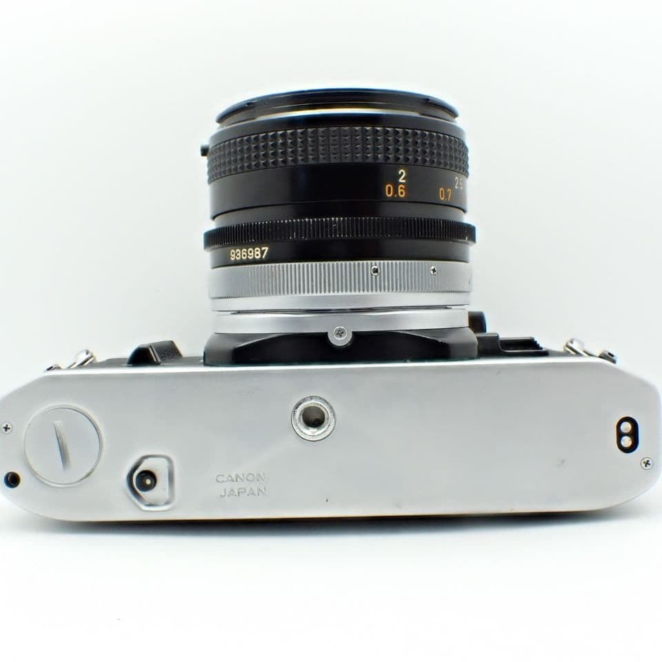 【動作確認済】Canon AE-1＆FD 50mm f1.8 新品電池付