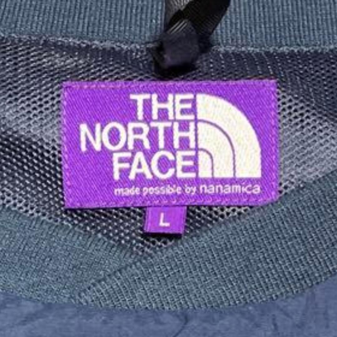 toshi　ノースフェイス パープルレーベル プルオーバー L ネイビー