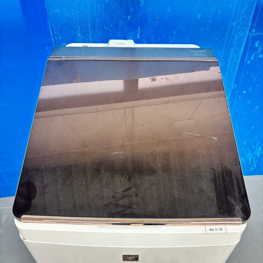 502 SHARP乾燥付き　洗濯機　10/5kg 小型 家庭用 ブラウンカラー