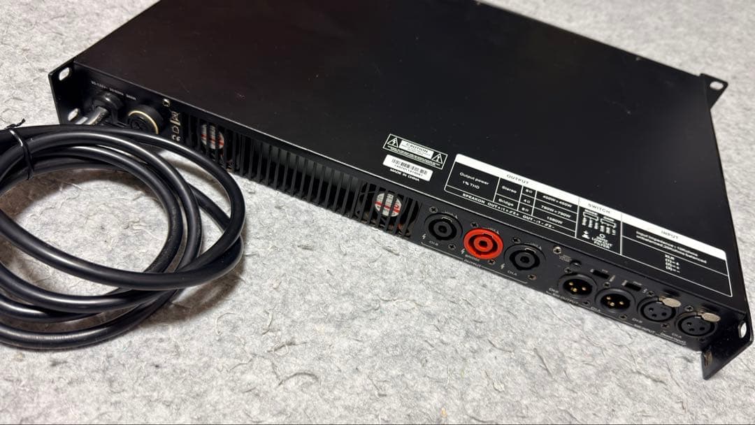 Classic Pro DCP1400 ステレオパワーアンプ 動作品