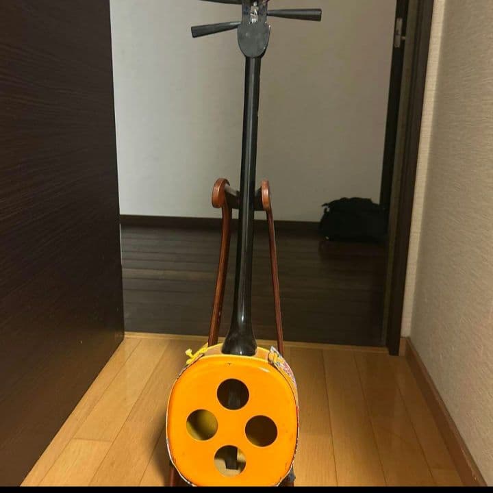 沖縄三線 鳳凰柄 木製 3弦