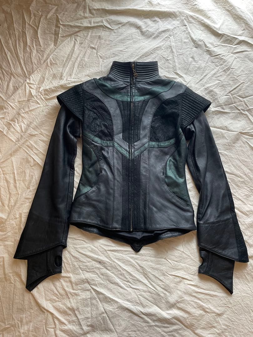 ジャケット・アウター artistic leather jacket \
