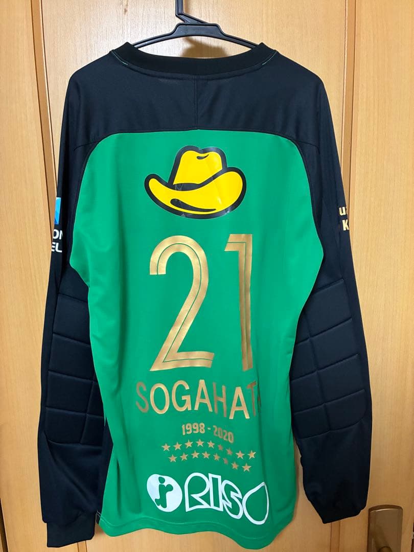 く*ま様 鹿島アントラーズ21番曽ケ端引退メモリアルユニフォーム　Mサイズ