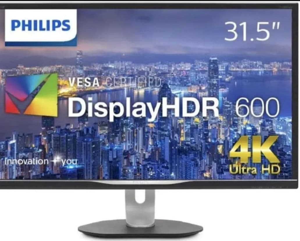 【ジャンク品扱い】PHILIPS 31.5インチ 4Kディスプレイ