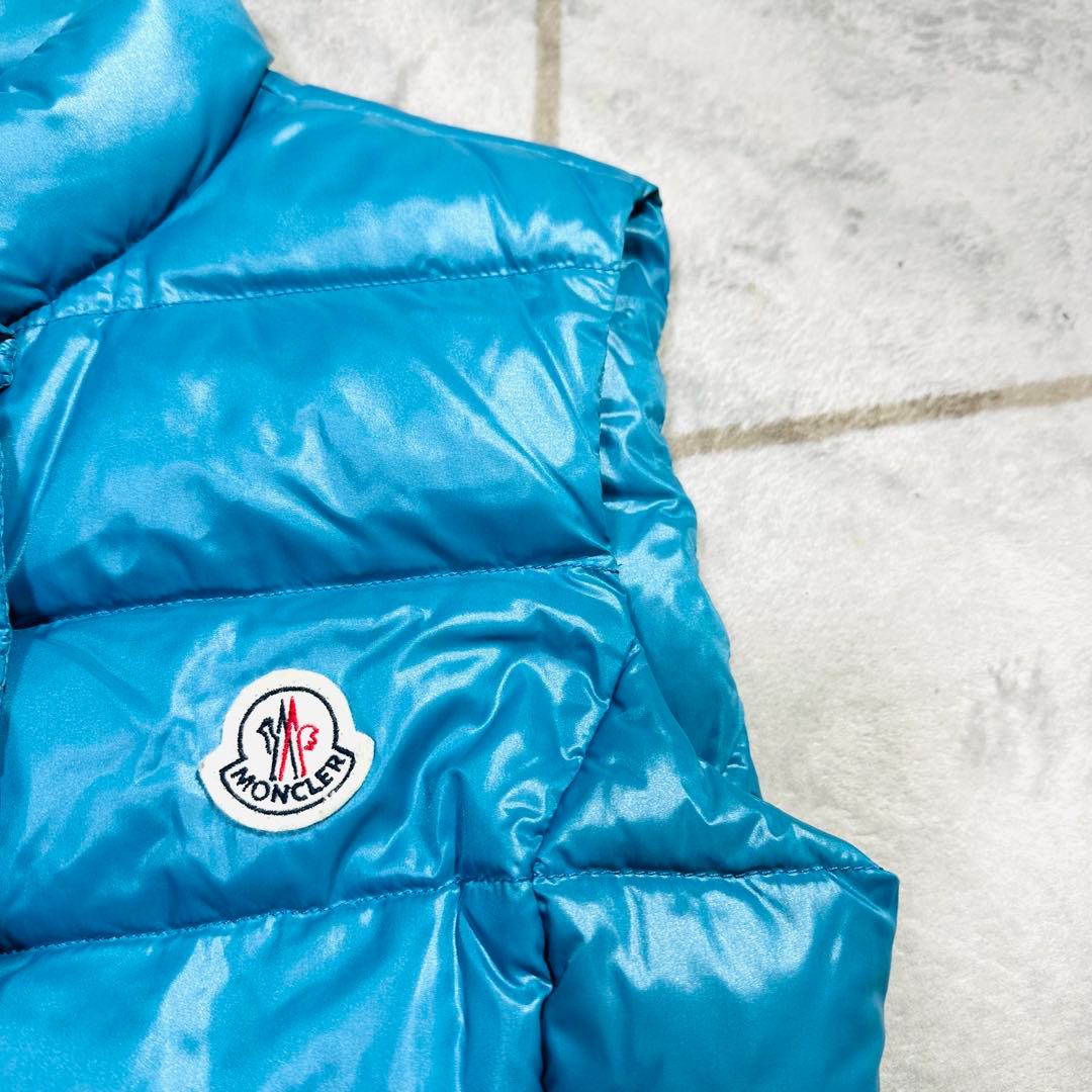 ジ*✨様 MONCLER モンクレール　ダウンベスト ブルー サイズ0 レディー