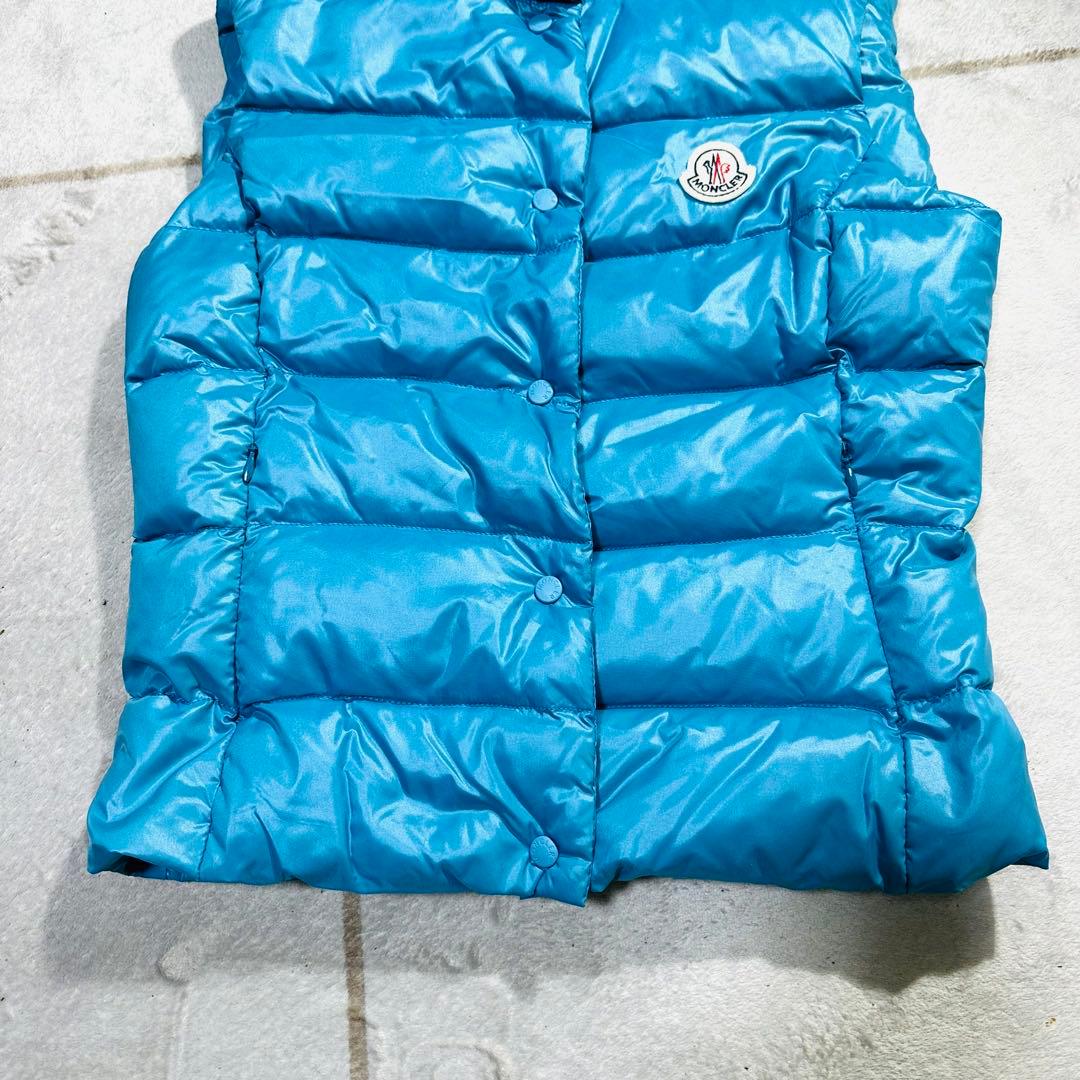 ジ*✨様 MONCLER モンクレール　ダウンベスト ブルー サイズ0 レディー