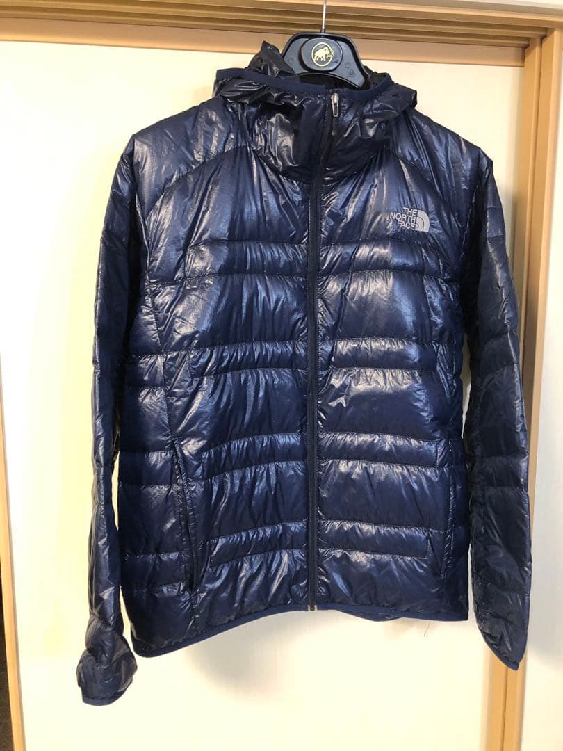 まさ　ノースフェイス　ライトヒートフーディ　Lサイズ ダークネイビー