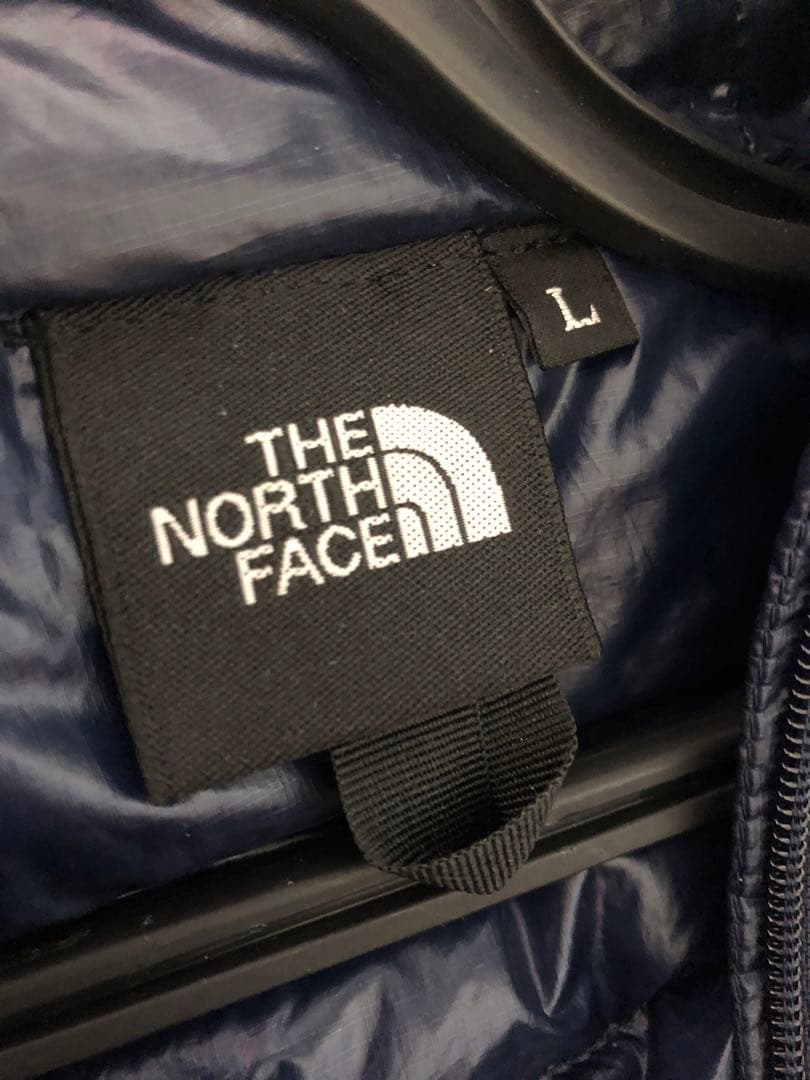 まさ　ノースフェイス　ライトヒートフーディ　Lサイズ ダークネイビー
