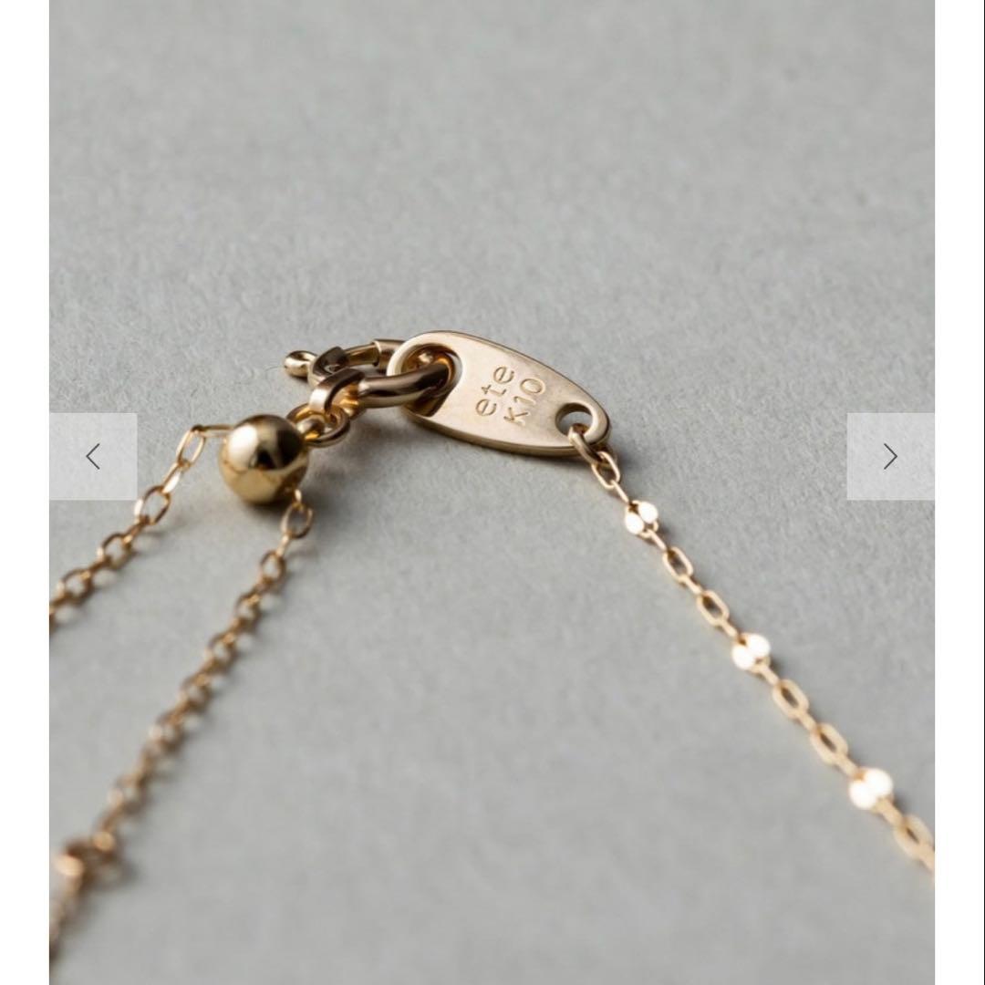 ete エテ K10YG ペタルチェーン ネックレス