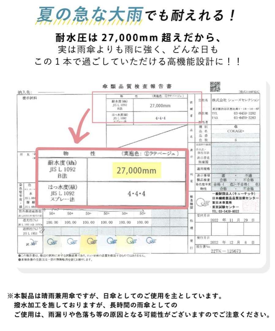COKAGE+ACTIVE自動開閉55cm晴雨兼用 遮熱軽いPowderBlue