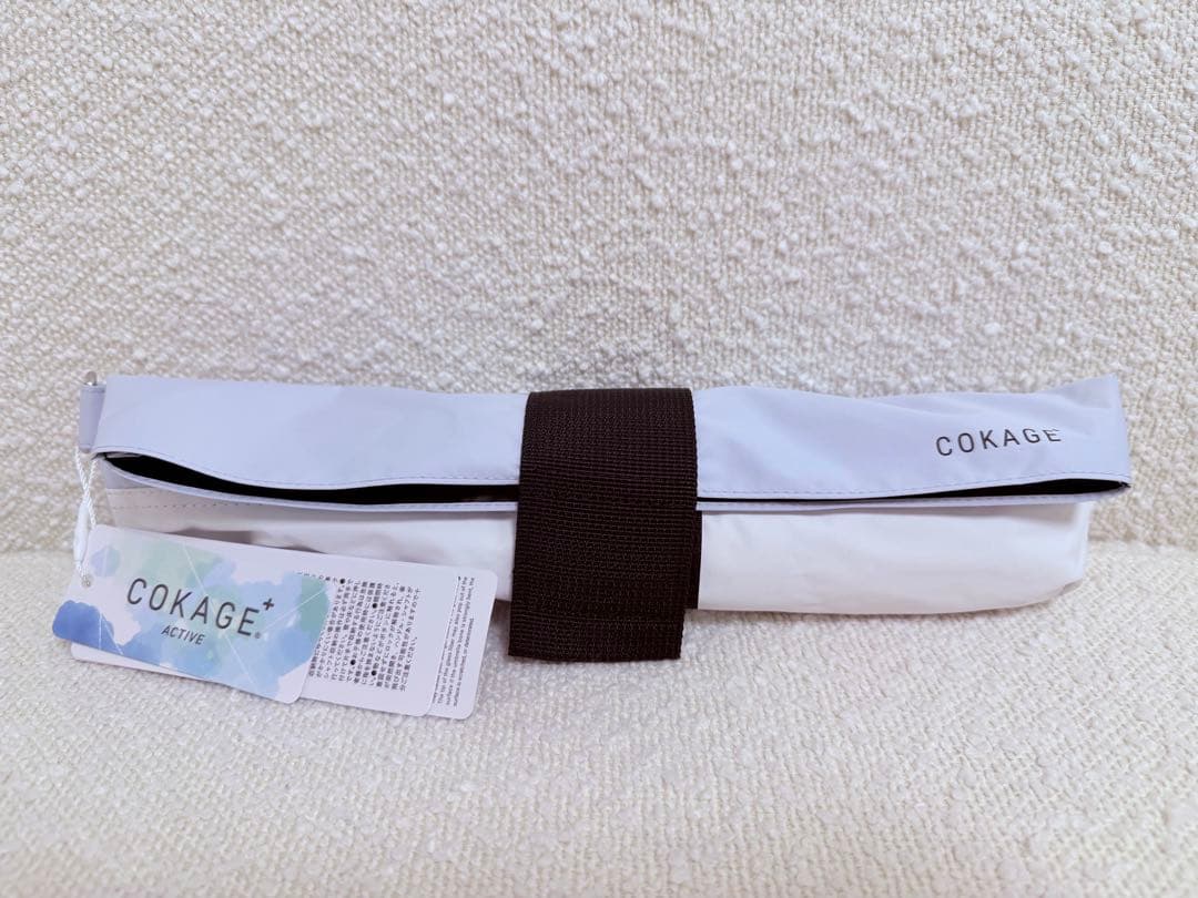 COKAGE+ACTIVE自動開閉55cm晴雨兼用 遮熱軽いPowderBlue
