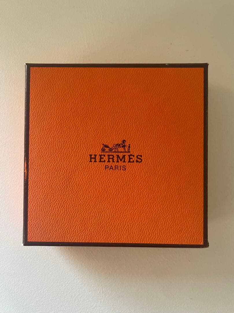 HERMES エマイユ バングル ナロー 魚柄 ゴールド 箱あり