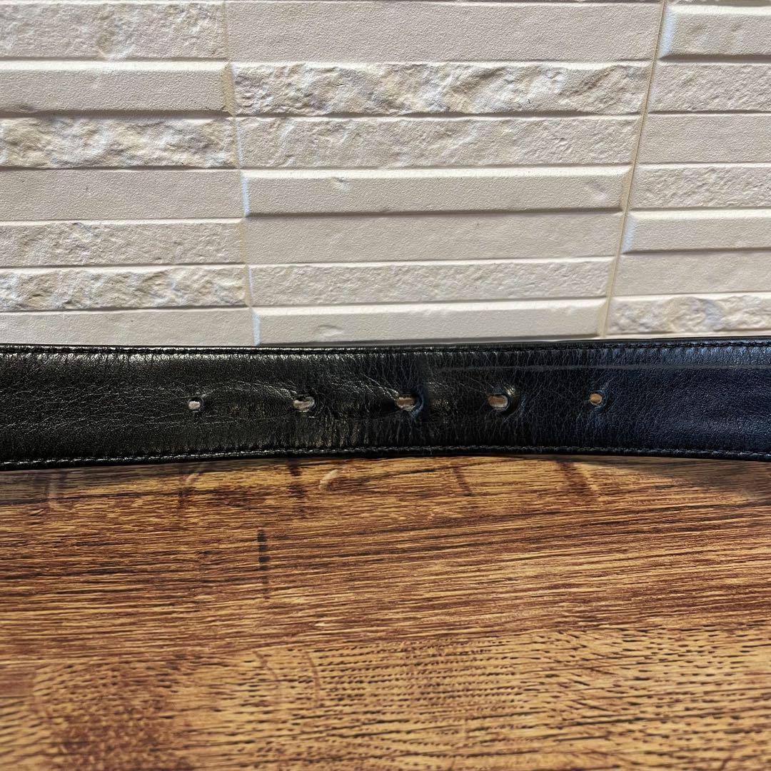 シャネル ビコローレ マトラッセ ココマーク バックル ベルト ブラック.