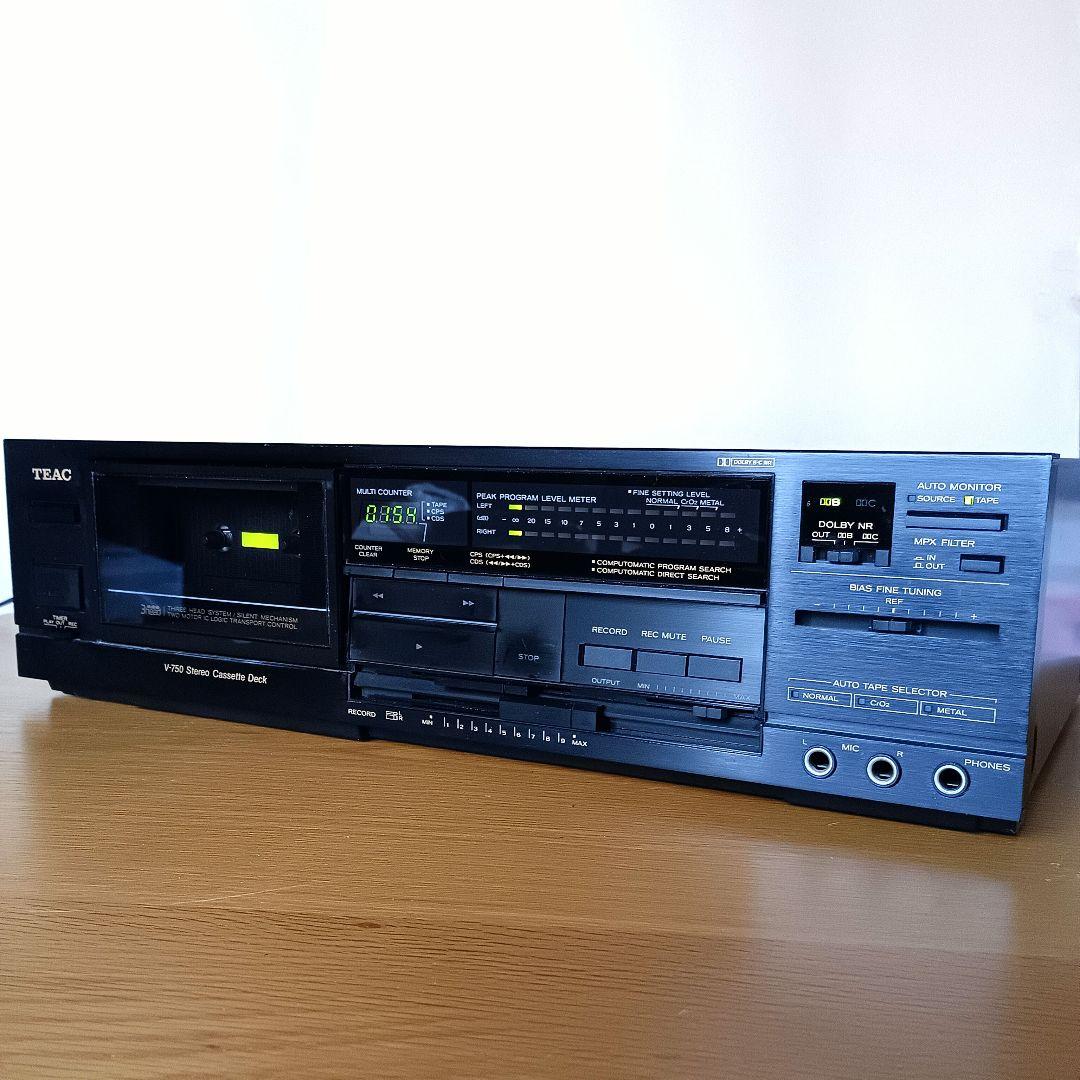 カセットデッキ TEAC V-750 整備、動作品