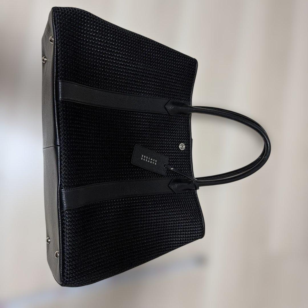 BARNEYS NEW YORK ブラック トートバッグ