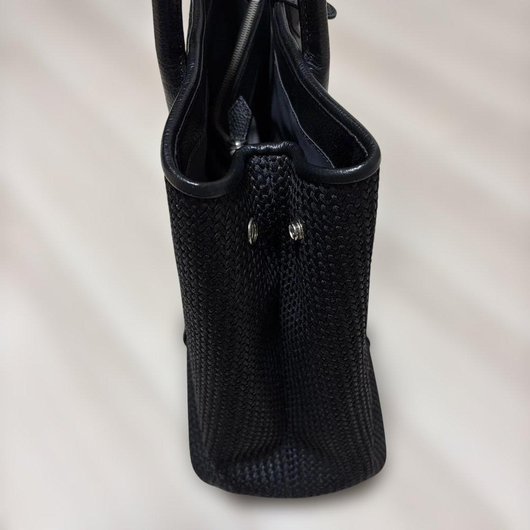 BARNEYS NEW YORK ブラック トートバッグ