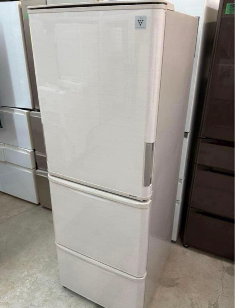 2016年式 350L SHARP 冷蔵庫 SJ-PW35B-C