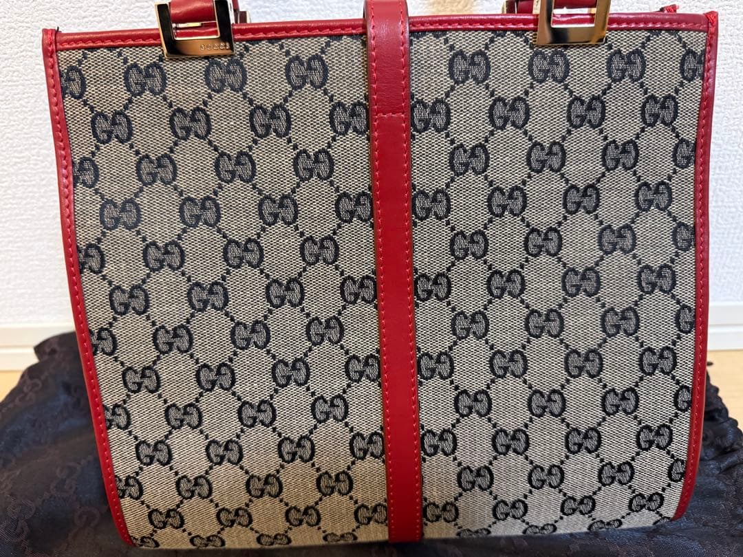 グッチ ハンドバッグ GGキャンバス/【中古】/美品/レディース