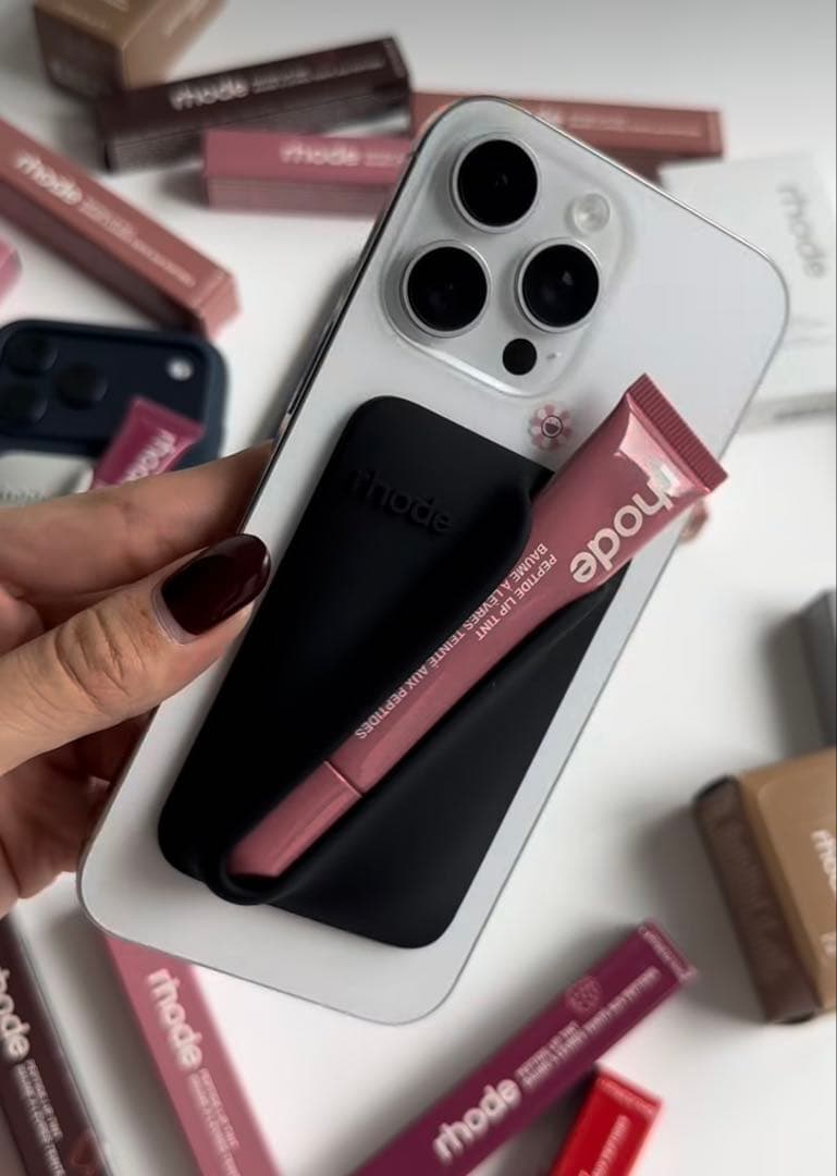 確実正規品 rhode マグセーフ対応リップホルダー ブラック 新品