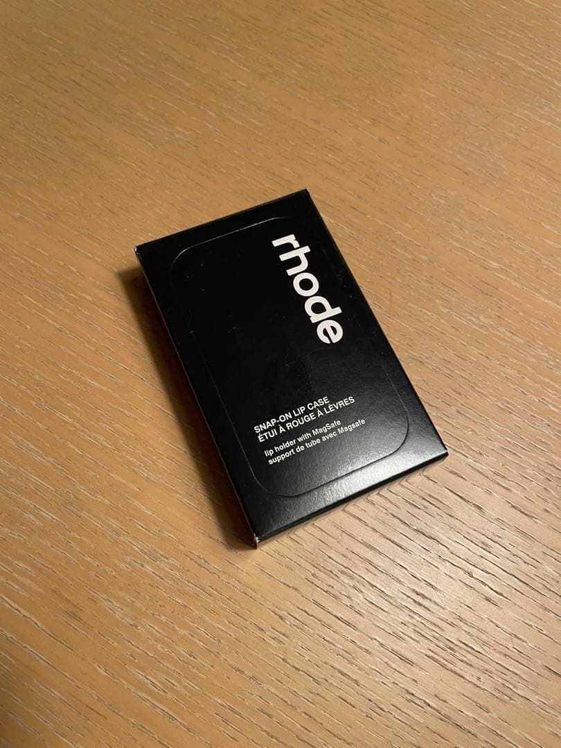 確実正規品 rhode マグセーフ対応リップホルダー ブラック 新品