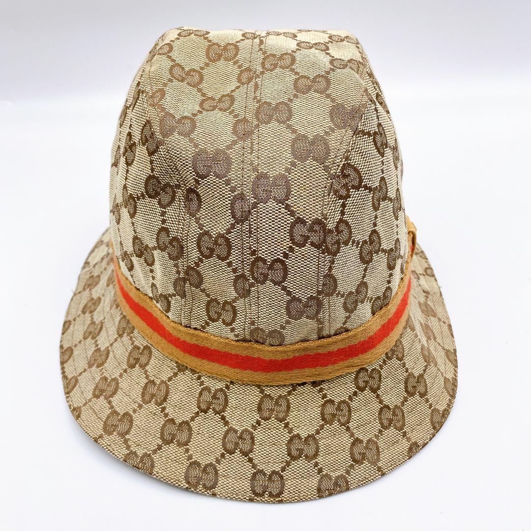 GUCCI グッチ　GG柄　 バケットハット　Lサイズ　帽子