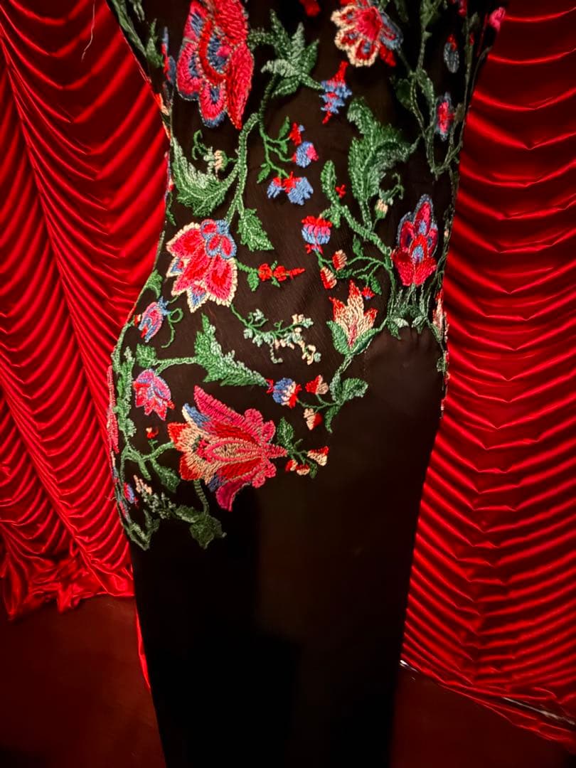 【本日まで】 tadashi shoji ロングドレス0号　クリーニング済