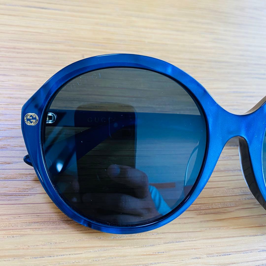 GUCCI 正規品 イタリア製 GG0023SA 青 ブルー サングラス グッチ