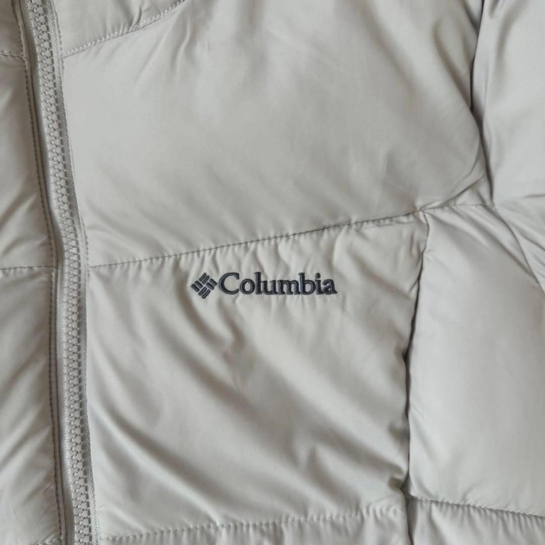 【希少カラー⭐️】極暖Columbia ダウンジャケット　ベージュ　白　極美品