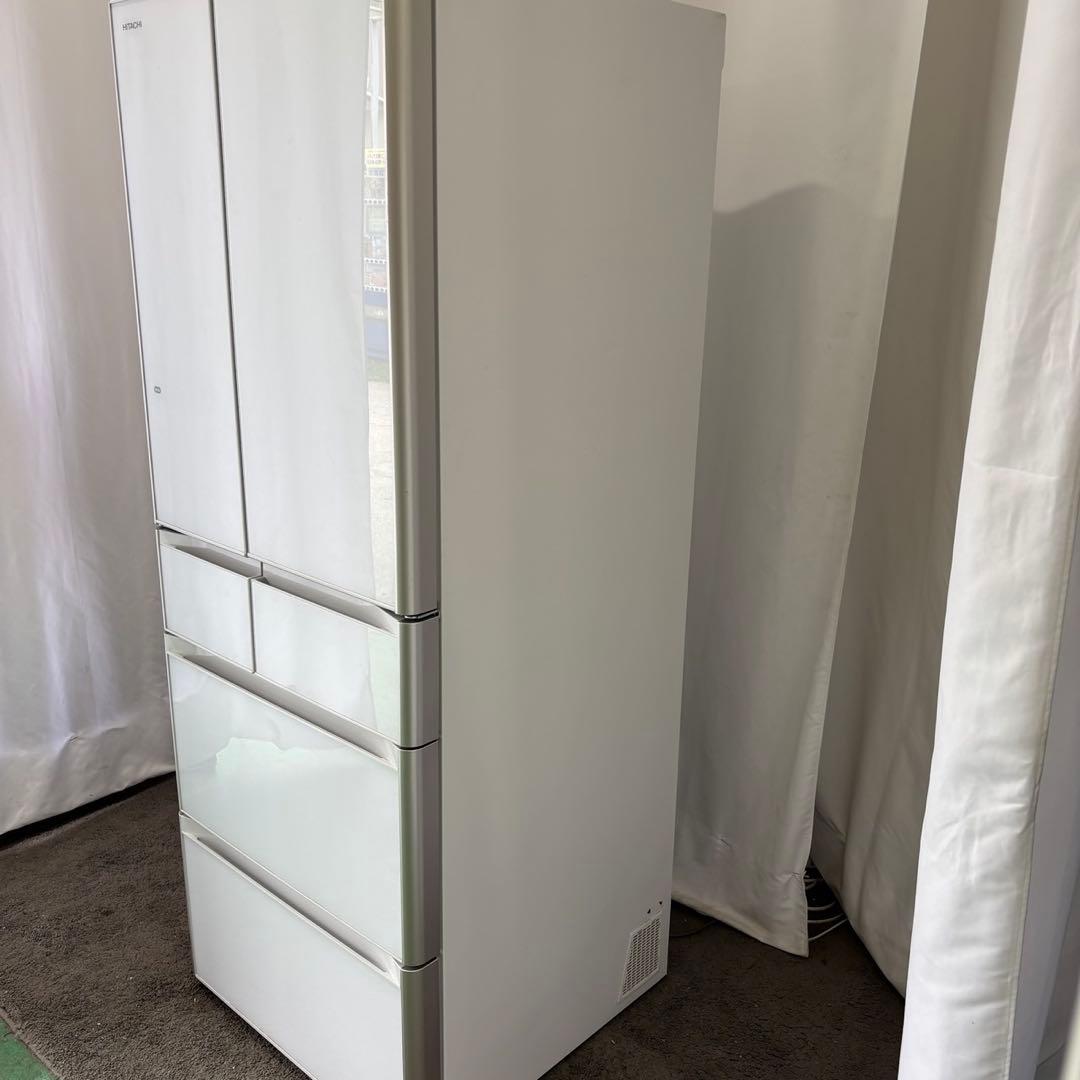 743⭕️設置無料　冷蔵庫　日立　大型　500-600ℓ　フレンチドア　安い　綺麗