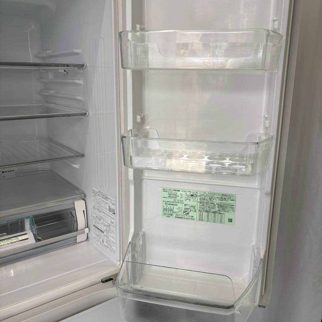 743⭕️設置無料　冷蔵庫　日立　大型　500-600ℓ　フレンチドア　安い　綺麗