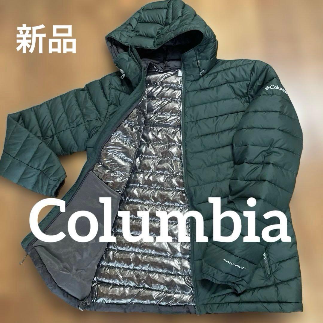 新品Columbia コロンビア中綿ジャケット　フーテッド　パフジャケット