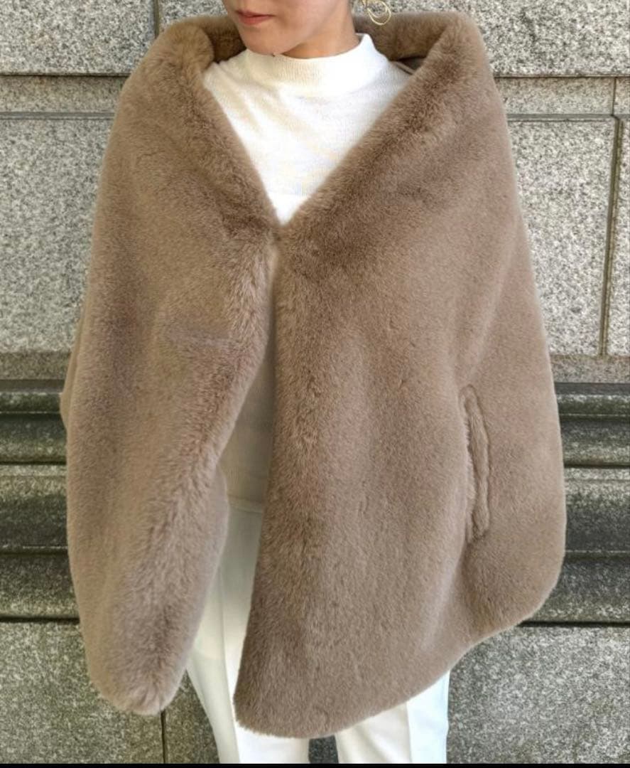 JENNE リッチボリュームファーケープ