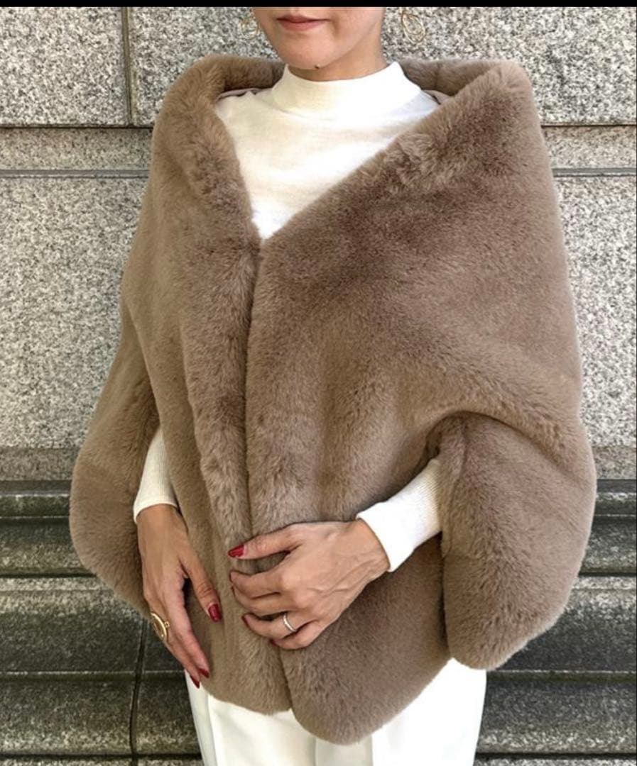 JENNE リッチボリュームファーケープ