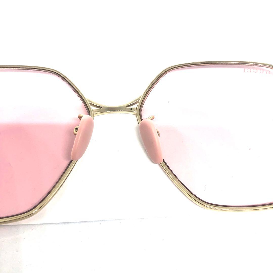 GUCCI GGマーモント ピンクレンズ サングラス GG0818SA