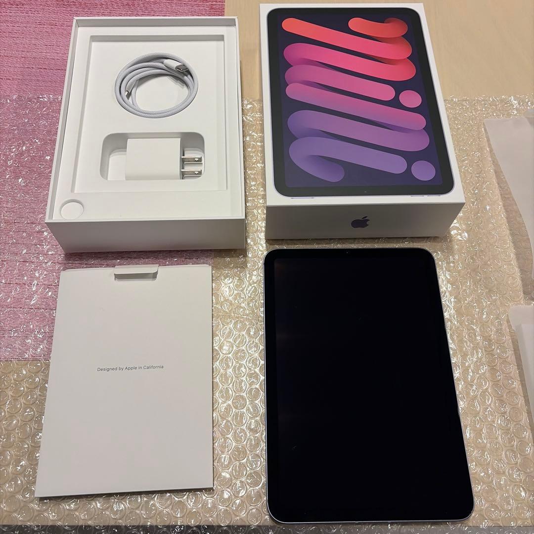 Apple iPad mini (第6世代) パープル 本体 セルラーモデル