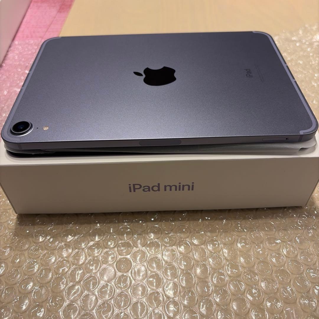 Apple iPad mini (第6世代) パープル 本体 セルラーモデル