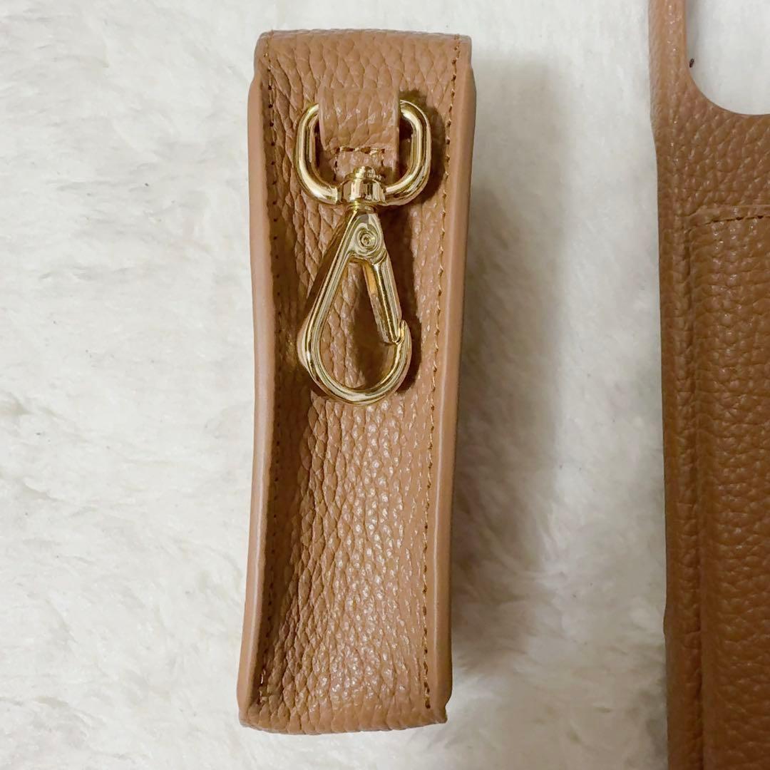 美品 しーちゃん iphone16promax ミラー付きカードケース