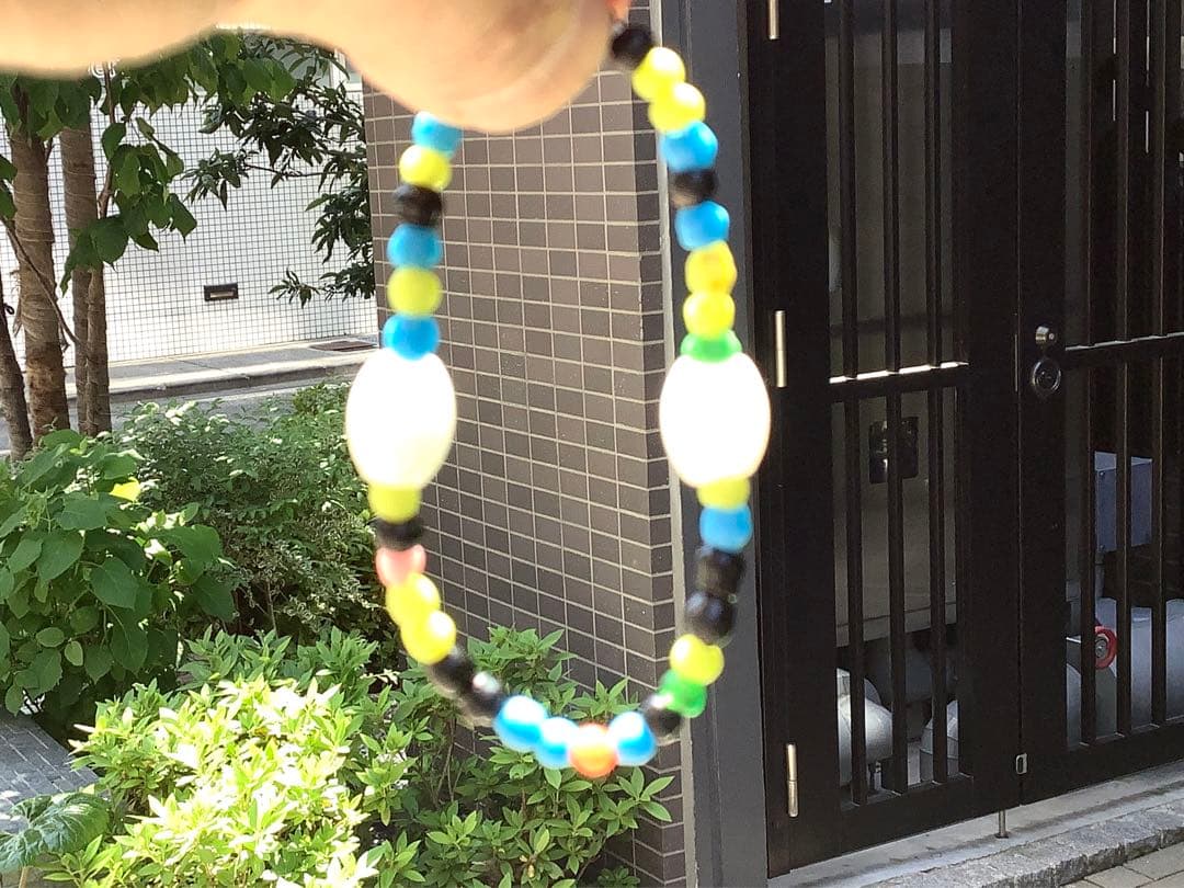 蔵出‼️ガラス玉　日本製超アンティークとんぼ&糸魚川翡翠樽型ブレスレット小物パーツ