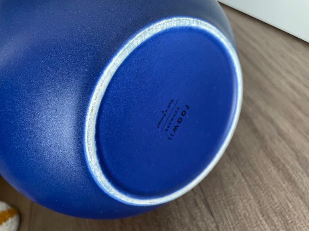 美品 希少 raawii ラーウィー 花瓶 フラワーベース ブルー 青 おしゃれ