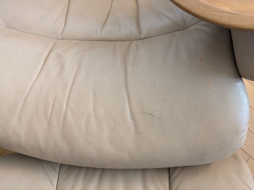 【※チェア】エコーネス ストレスレスノルウェー製 サイドテーブル、オットマン付き