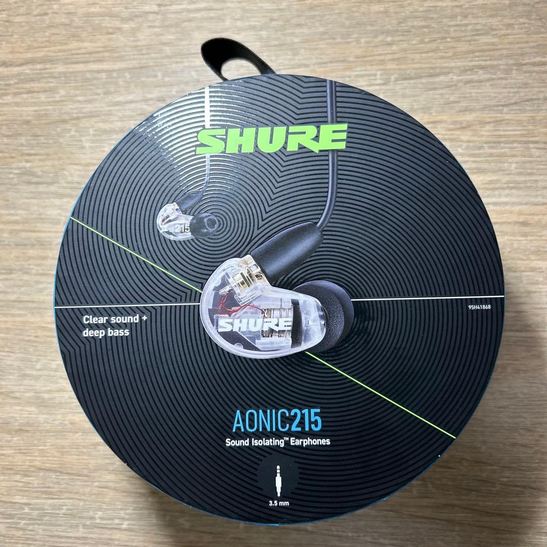 Q3800 SHURE シュア イヤホン AONIC 215 有線