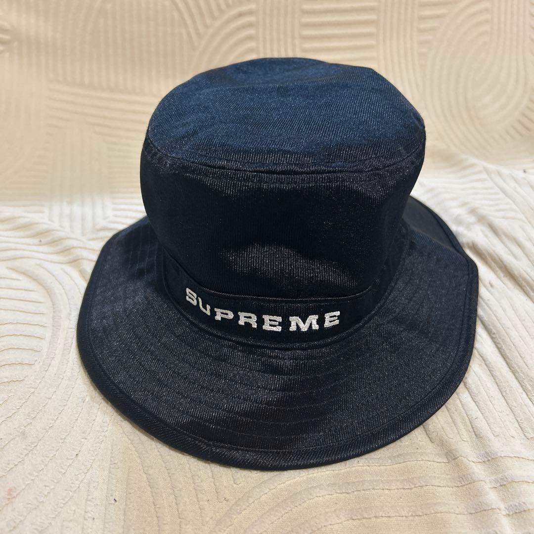 シュプリーム 帽子 ナイキ ダズル クラッシャー バケットハット ブラック