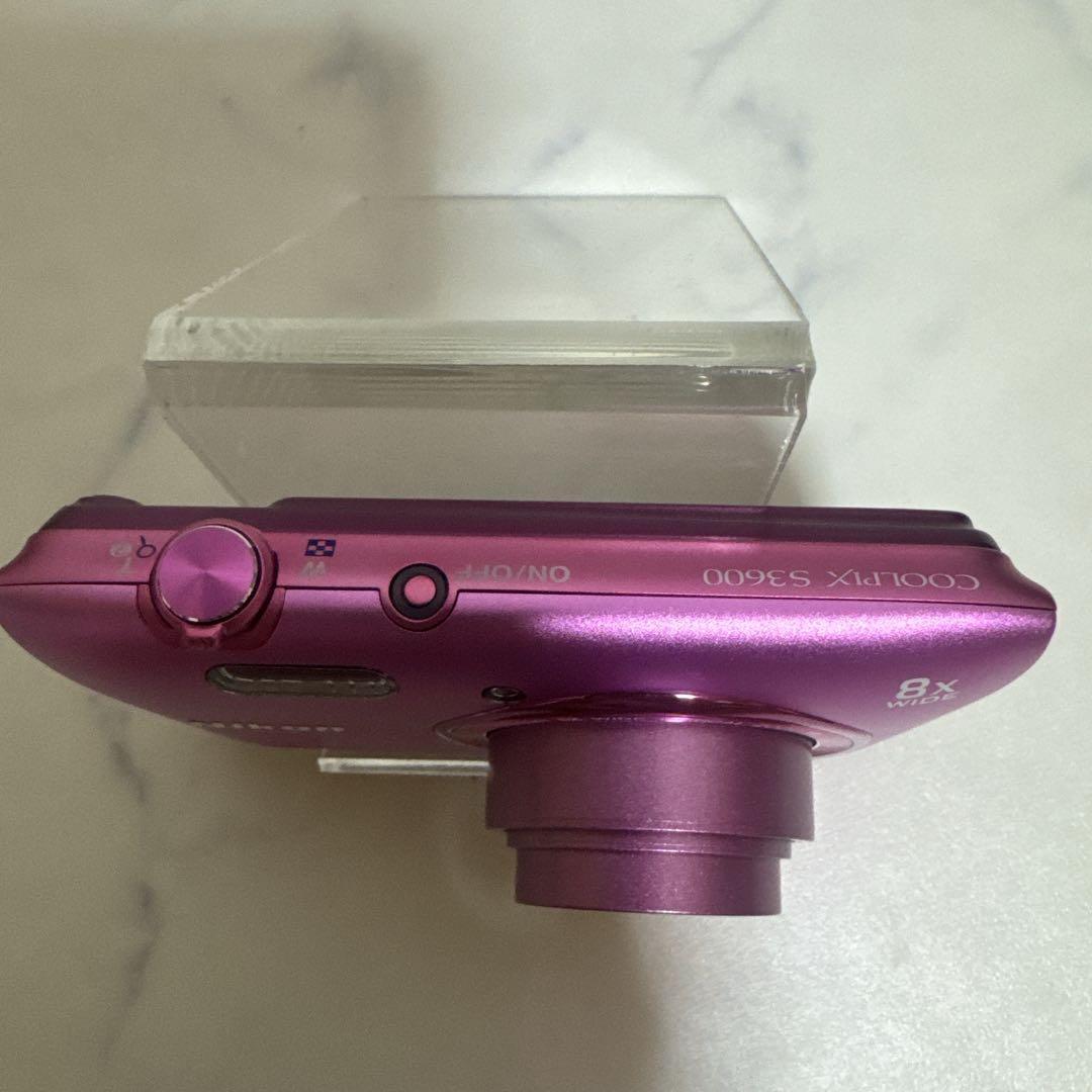 ✨美品✨Nikon COOLPIX S3600 ピンク　ニコン　外箱SDカード付