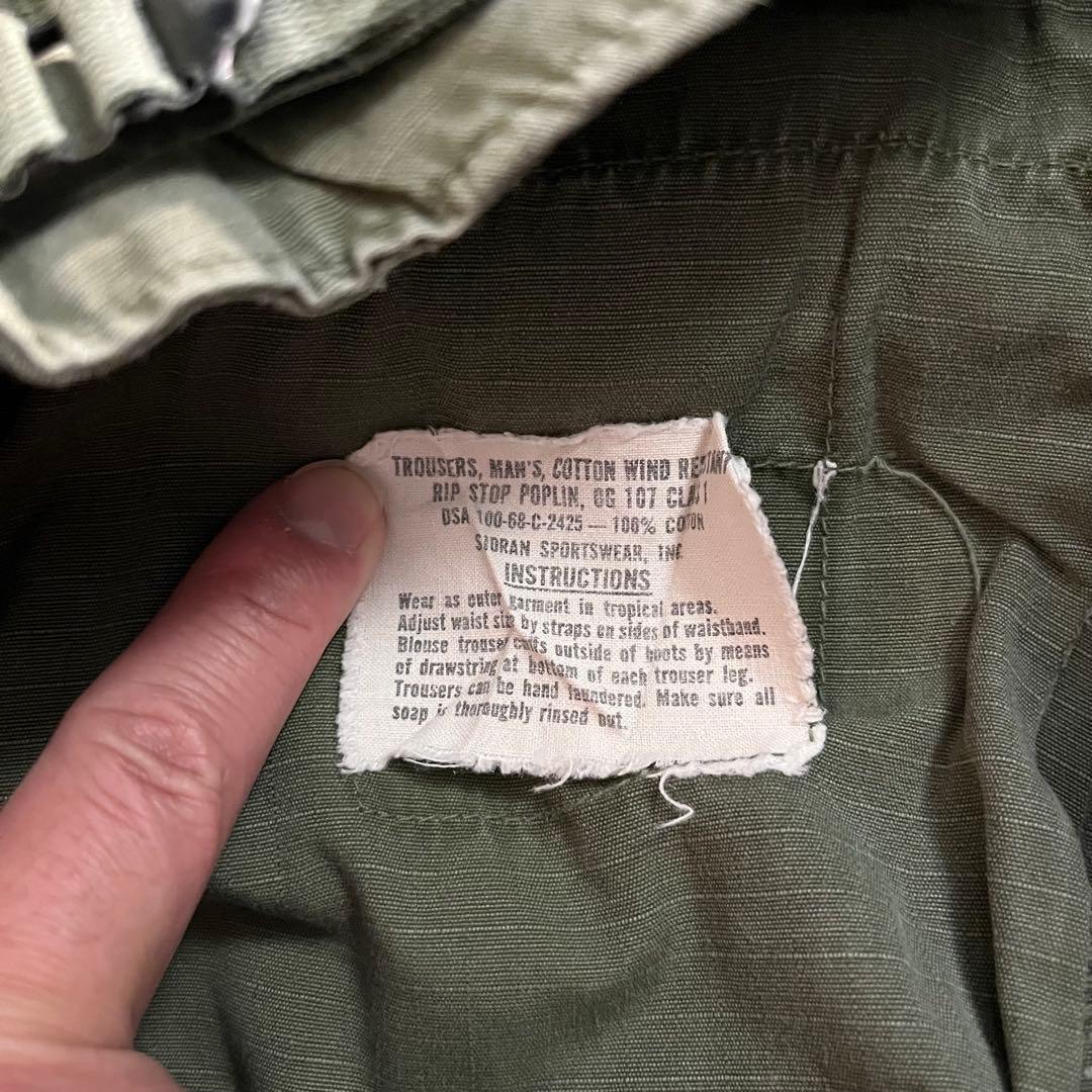 60s/US.ARMY/S-S/ジャングルファティーグ/カーゴパンツ/パンツ