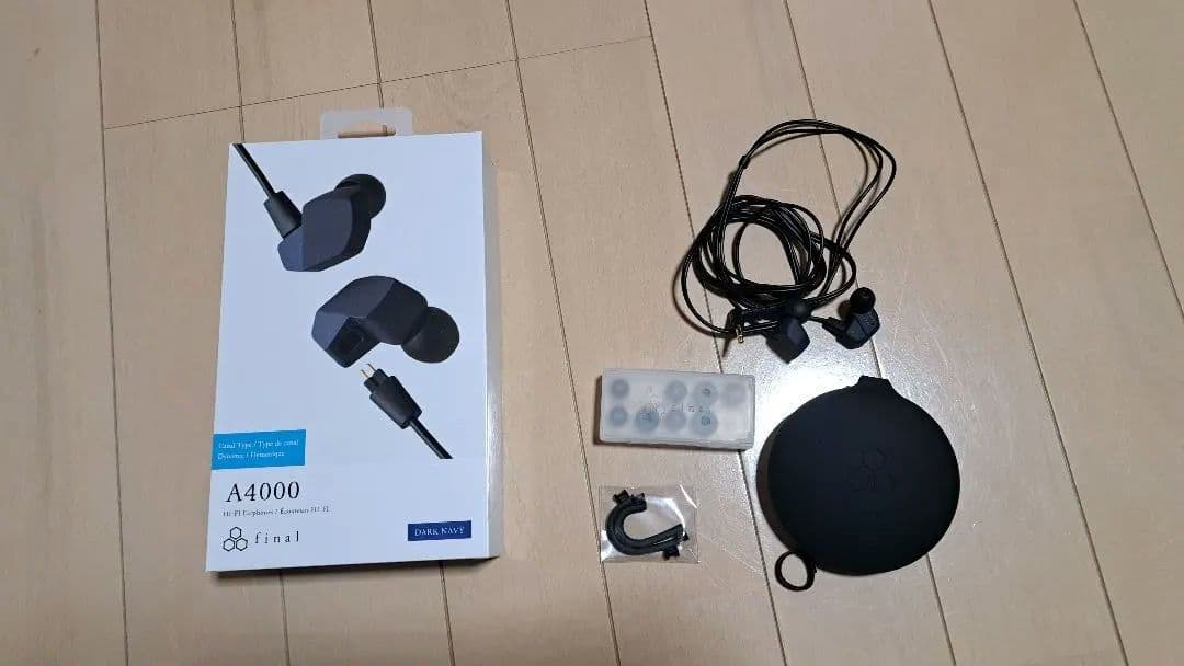 final A4000 ダークネイビー 有線イヤホン