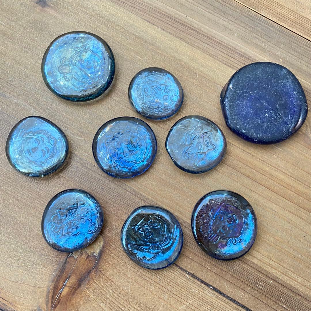 明治　大正　戦前　おはじき　サザエさん　フクスケ　他　石蹴り　ラスター　ガラス