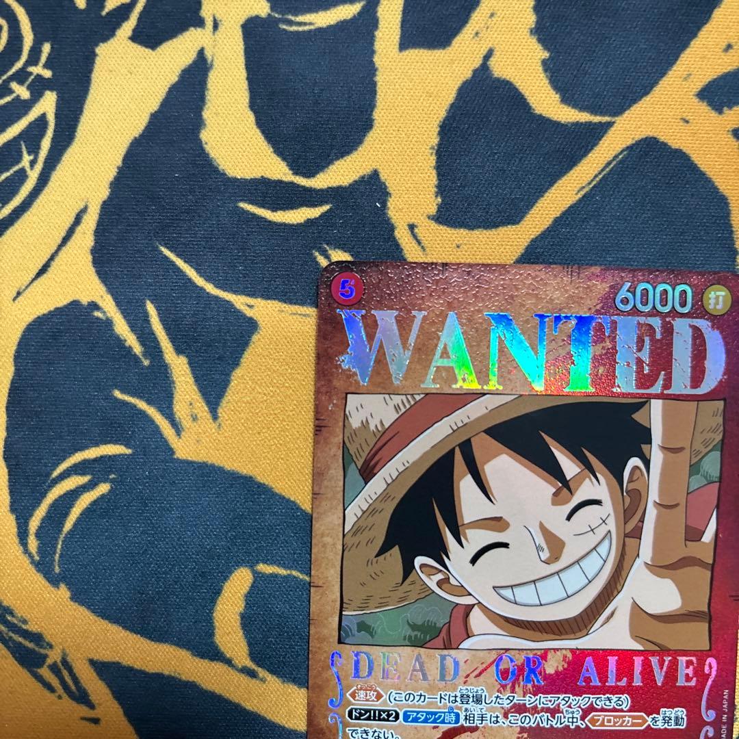 モンキー・D・ルフィ　手配書　SP パラレル　ワンピースカードゲーム