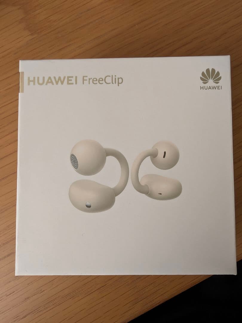 HUAWEI FreeClip ワイヤレスイヤホン（ベージュ）