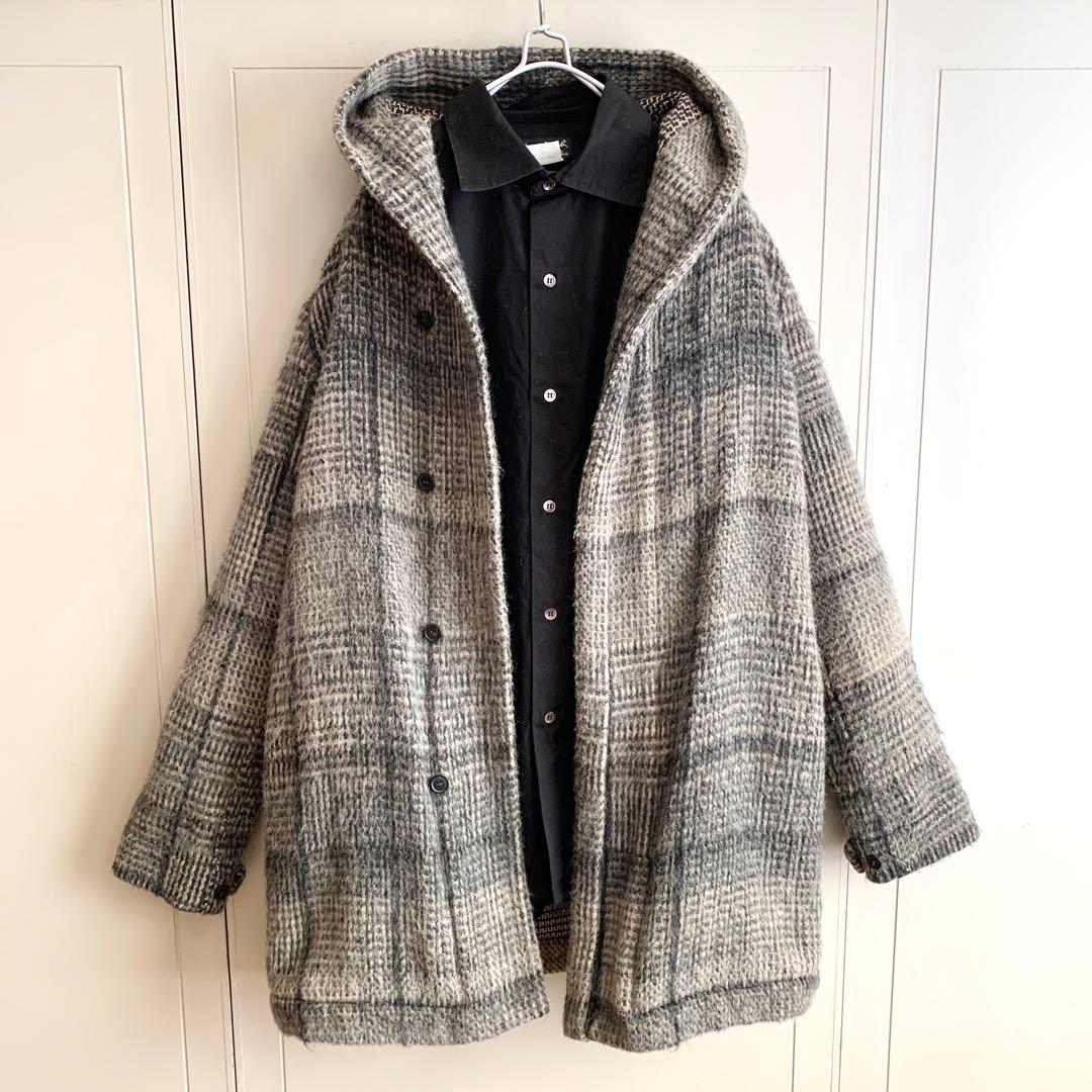 @様 STEPHAN SCHNEIDER モヘア混 ウール フーディーコート